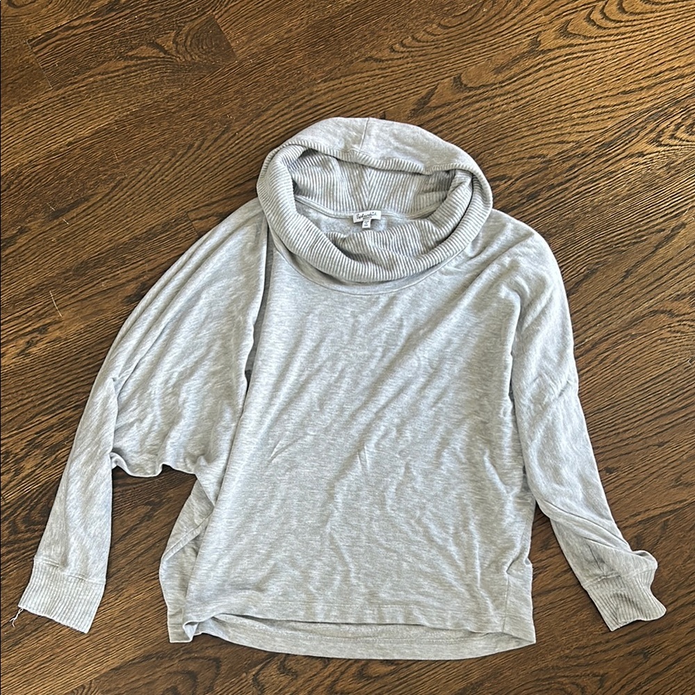 Gray Cowl Neck Women's Sweater